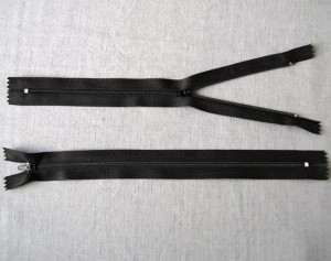 Bild 1 Reißverschluss 25 cm lang Schwarz